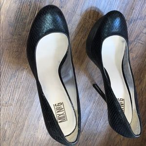 Mix No6 black platform heels